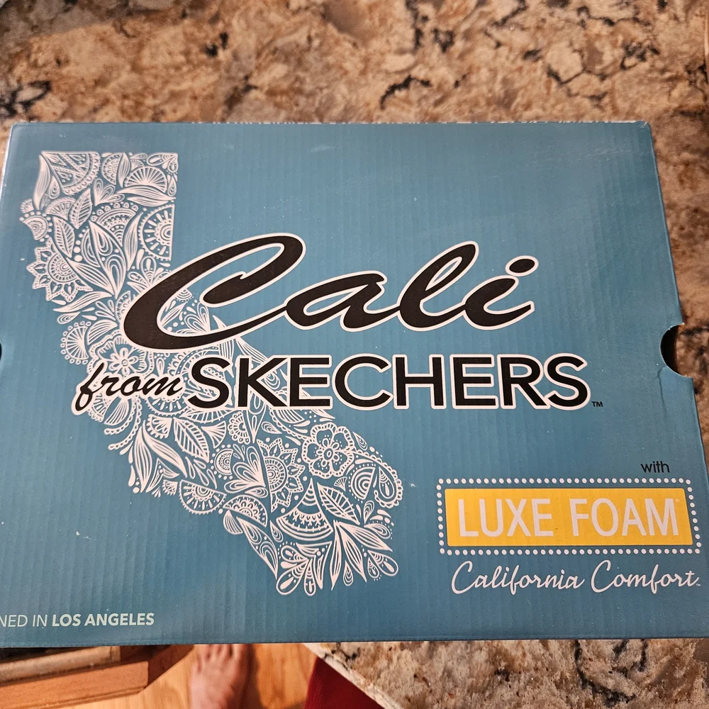 Skechers Women's Black Sandals with Rhinestone Accent - Picture 2 of 3